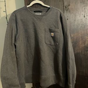 Womens carhartt crew neck sweatshirt, worn once or twice great condition